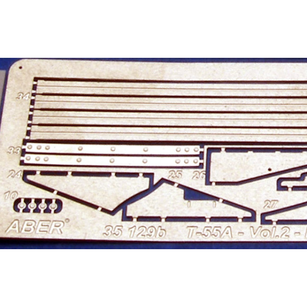 Fenders for Russian medium tank T-55A - vol. 2 - additional set 1/35 ABER 35 129