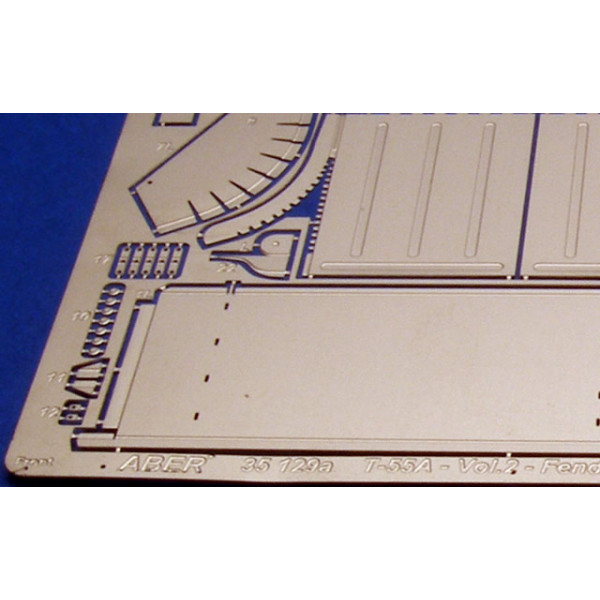 Fenders for Russian medium tank T-55A - vol. 2 - additional set 1/35 ABER 35 129