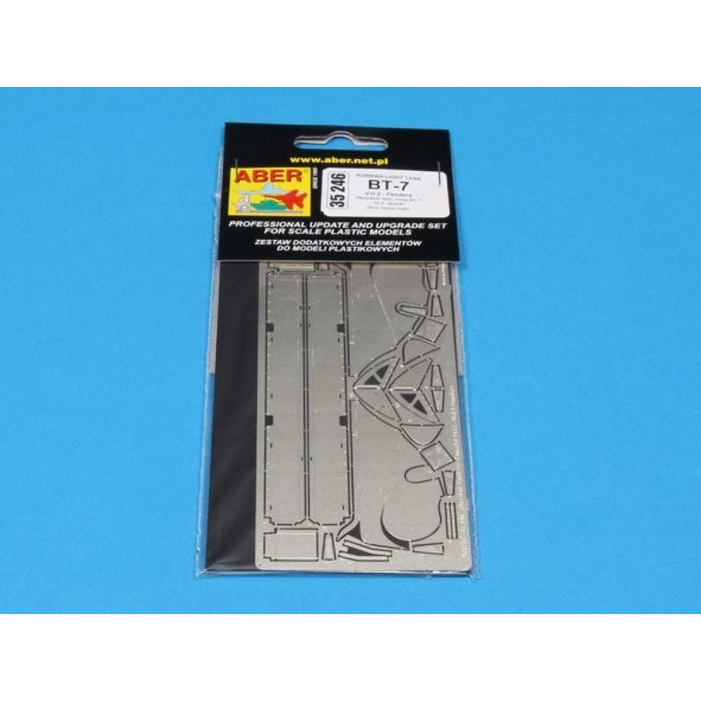 light tank BT-7 - vol. 2 - additional set - fenders  (Tamiya) 1/35 ABER 35 246