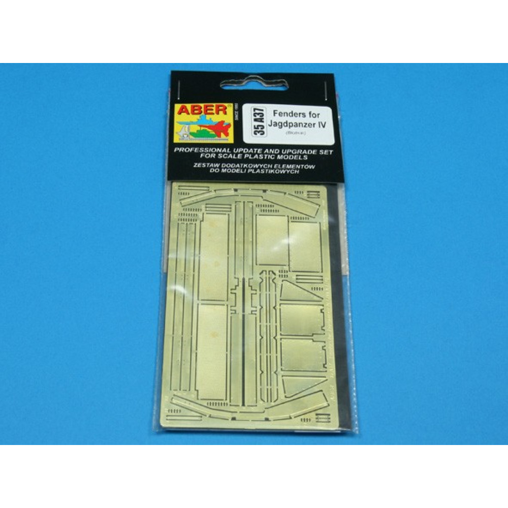 Photo etching Fenders for Jagdpanzer IV L/48 and L/70 (Dragon) 1/35 ABER 35 A037