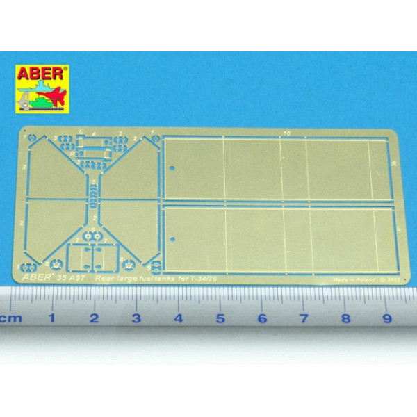 Rear large fuel tanks for T-34/76 1/35 ABER 35 A097