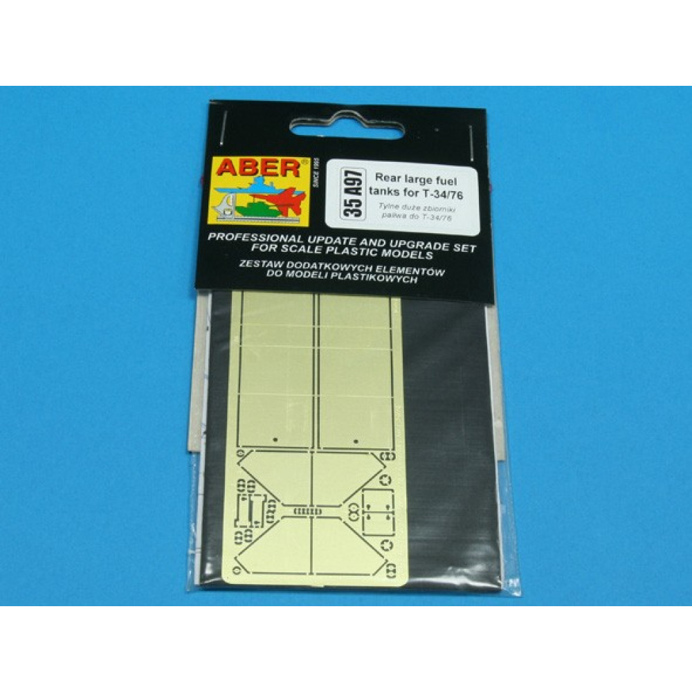 Rear large fuel tanks for T-34/76 1/35 ABER 35 A097