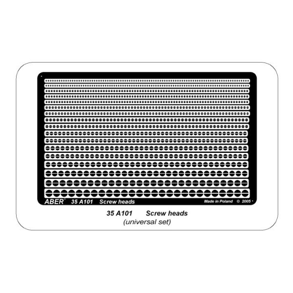 Screw heads 1/35 ABER 35 A101
