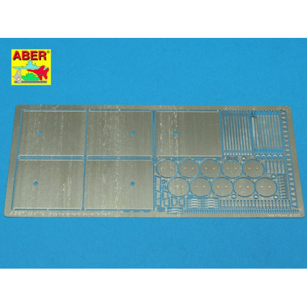 Side fuel tanks for soviet tanks KV type 1/35 ABER 35 A112