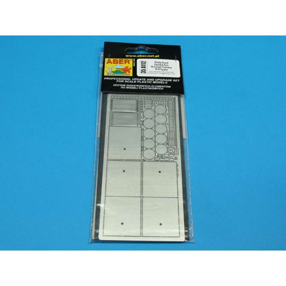 Side fuel tanks for soviet tanks KV type 1/35 ABER 35 A112