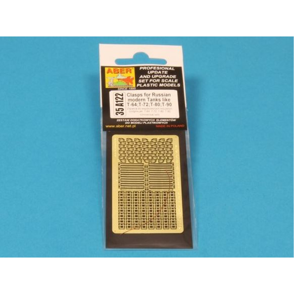 Clasps for Russian modern Tanks like T-64;T-72;T-80;T-90 1/35 ABER 35 A122