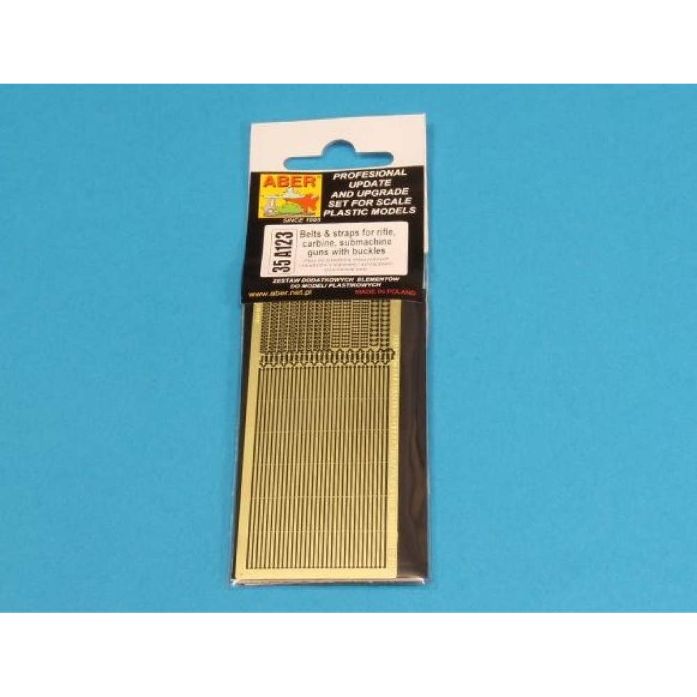 Belts and straps for rifle, carbine, submachine guns with buckles 1/35 ABER 35 A123