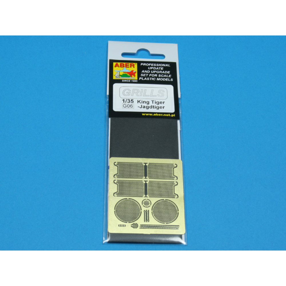 Grilles for german tank King Tiger, Jagdtiger 1/35 ABER 35 G06