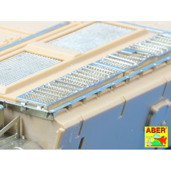 Grilles for Russian tank T-55 also Tiran 5  1/35 ABER 35 G28