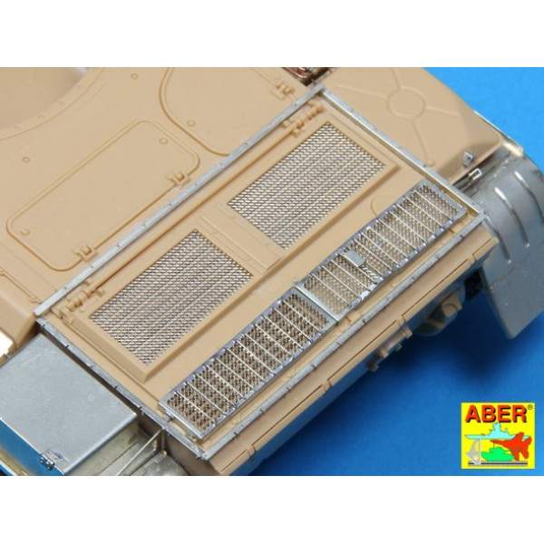 Grilles for Russian tank T-55 also Tiran 5  1/35 ABER 35 G28