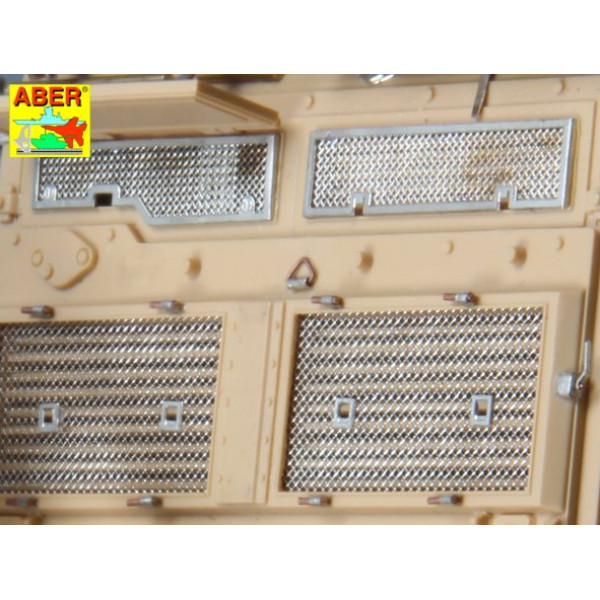Grilles for Russian Tank T-55A also for T-55 ENIGMA 1/35 ABER 35 G29