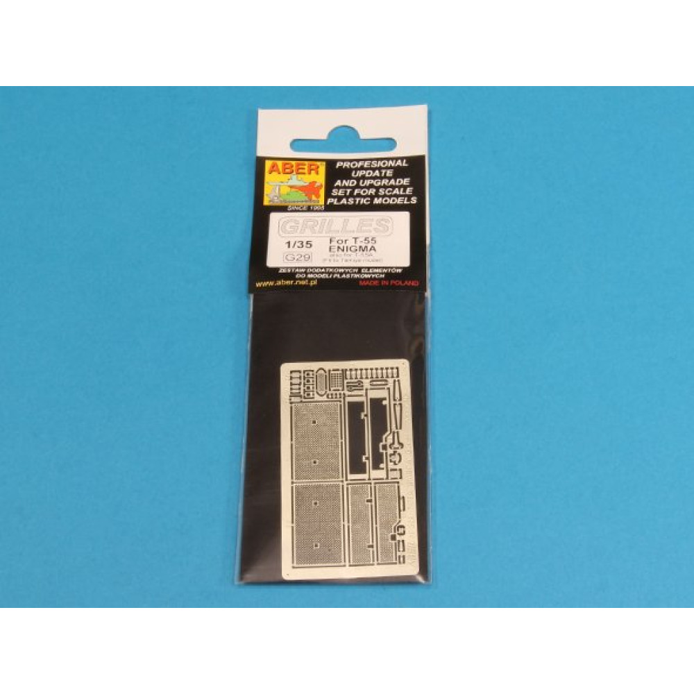 Grilles for Russian Tank T-55A also for T-55 ENIGMA 1/35 ABER 35 G29