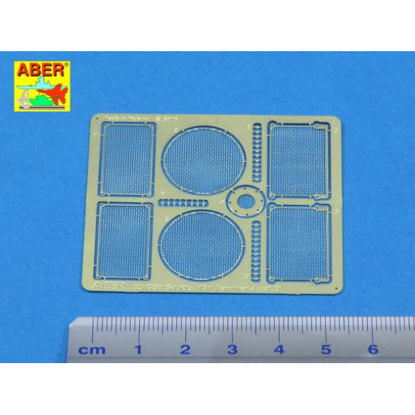 Grilles for PzKpfw V Ausf.D Panther (Sd.Kfz.181) 1/35 ABER 35 G30