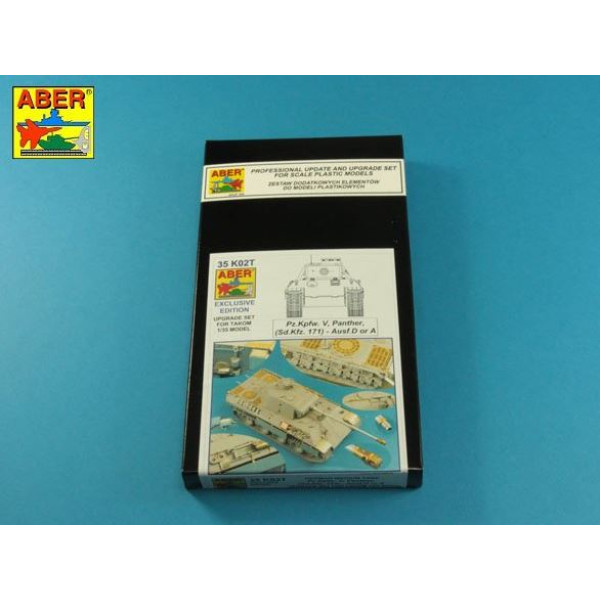 Pz.Kpfw. V Ausf.D & A ( i.Kfz.171) Panther (Takom) 1/35 ABER 35 K02T