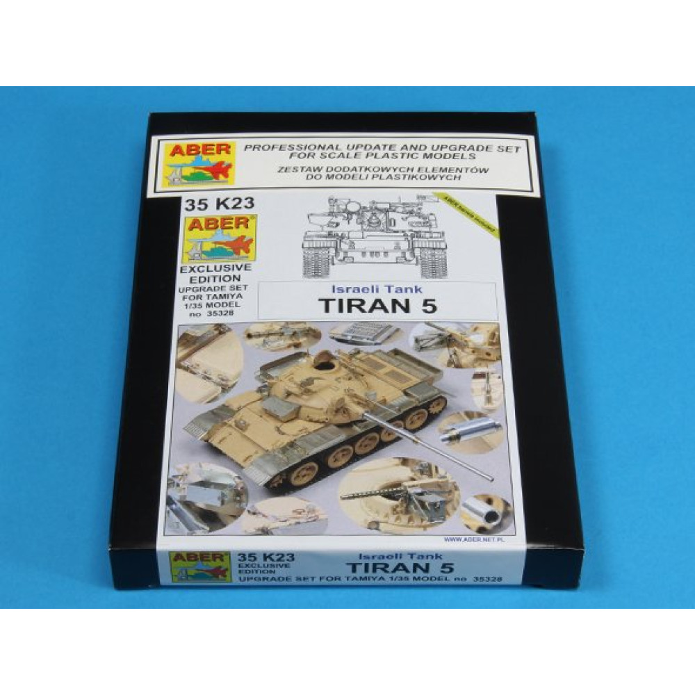 Photo-etching Israeli Tank Tiran 5  (premium set) 1/35 ABER 35 K23