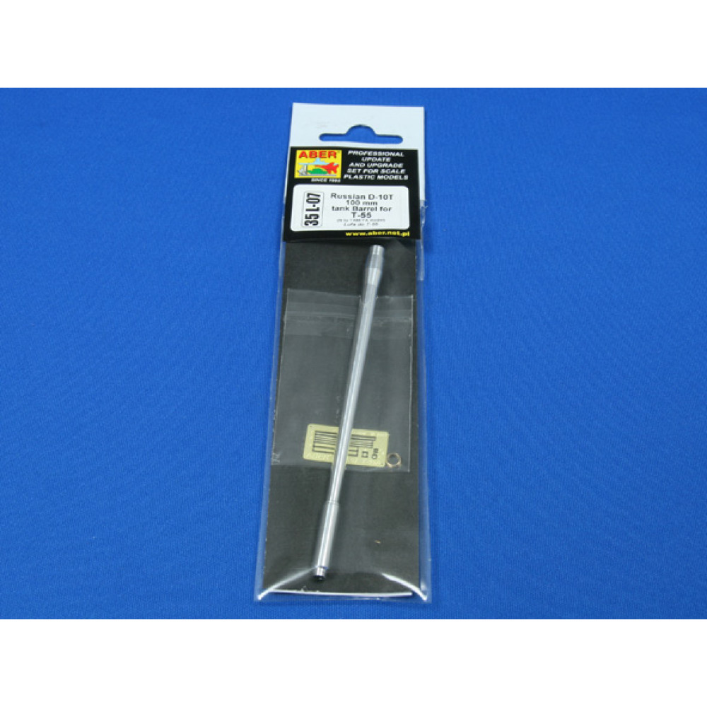 Russian D-10T 100mm tank barrel for T-55 1/35 ABER 35 L-007
