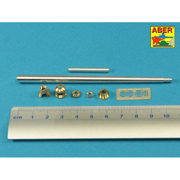 88 mm Pak 43/1 L/71 Barrel for German Tank Destroyer Ferdinand or Elefant 1/35 ABER 35 L-014N