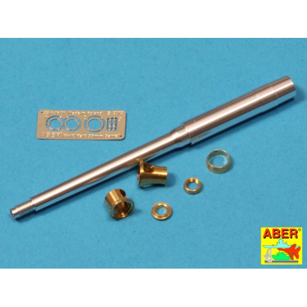 88mm KwK36/L56 barrel for German Tank Tiger I, Ausf. E - with late muzzle brake 1/35 ABER 35 L-028N