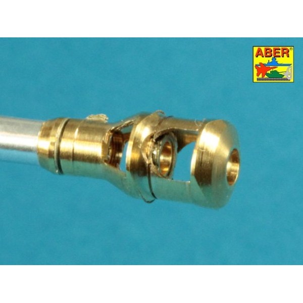 75 mm Barrel for Kwk 40 L/48 with early model muzzle brake for Pz.Kpfw. IV Ausf.G late - Ausf.H 1/35 ABER 35 L-046N