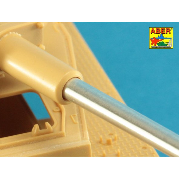 German 75mm barrel for Kwk 40 L/48 with middle model muzzle brake for Pz.Kpfw. IV, Ausf.H late - Ausf.J early 1/35 ABER 35 L-047N