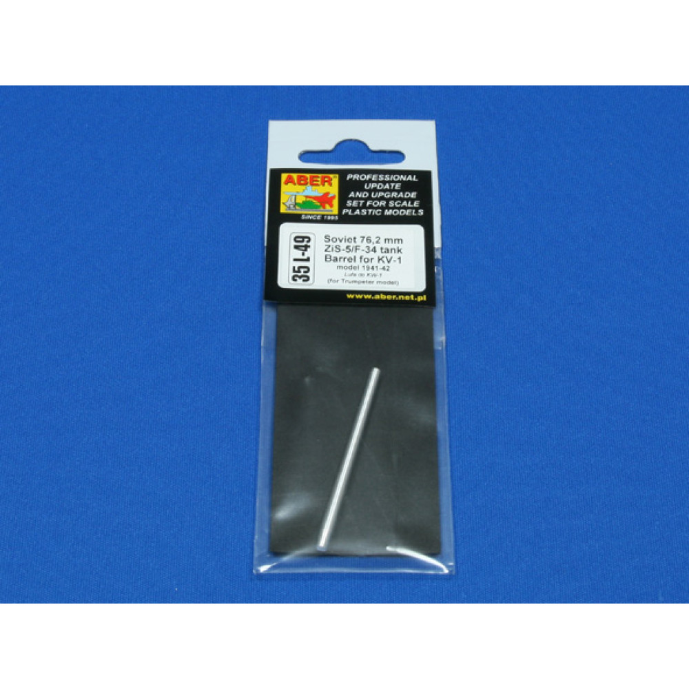 76,2 mm ZiS-5/F-34 tank barrel for KV-1 - early model 1/35 ABER 35 L-049