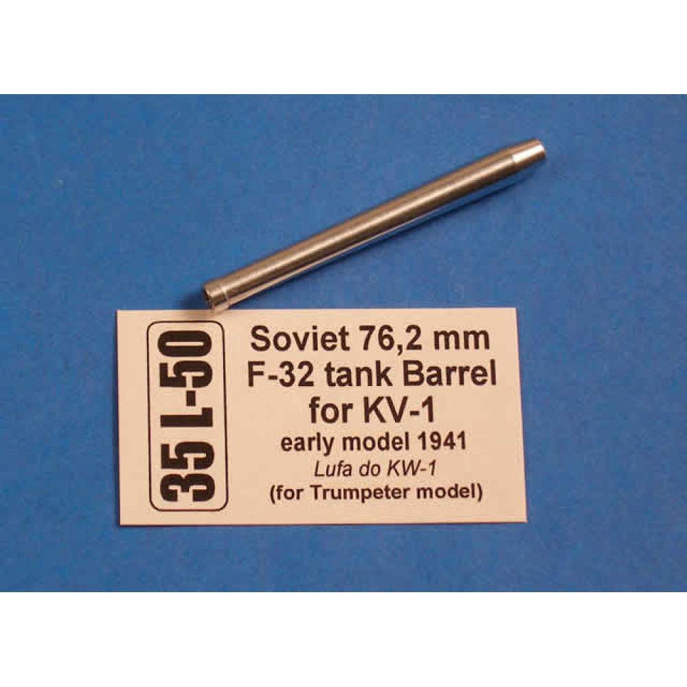 76,2 mm F-32 tank barrel for KV-1 - early model  1/35 ABER 35 L-050