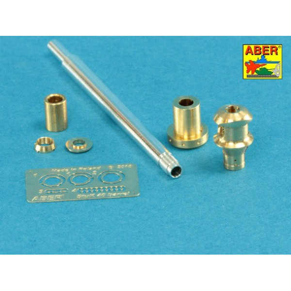 StuK.40 L/48 7,5cm barrel with late muzzle brake for Stug.III, Ausf G late and Stug.IV - early model 1/35 ABER 35 L-060N