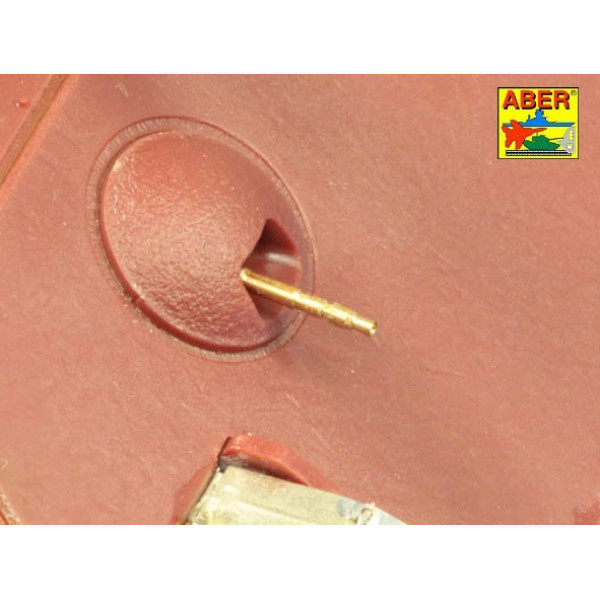 Set of 2 barrels for German Tank MG 34 machine guns 1/35 ABER 35 L-063