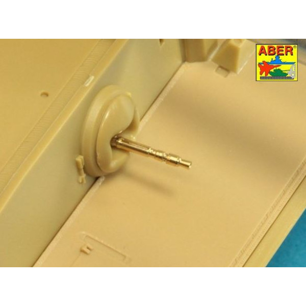 Set of 2 barrels for German Tank MG 34 machine guns 1/35 ABER 35 L-063