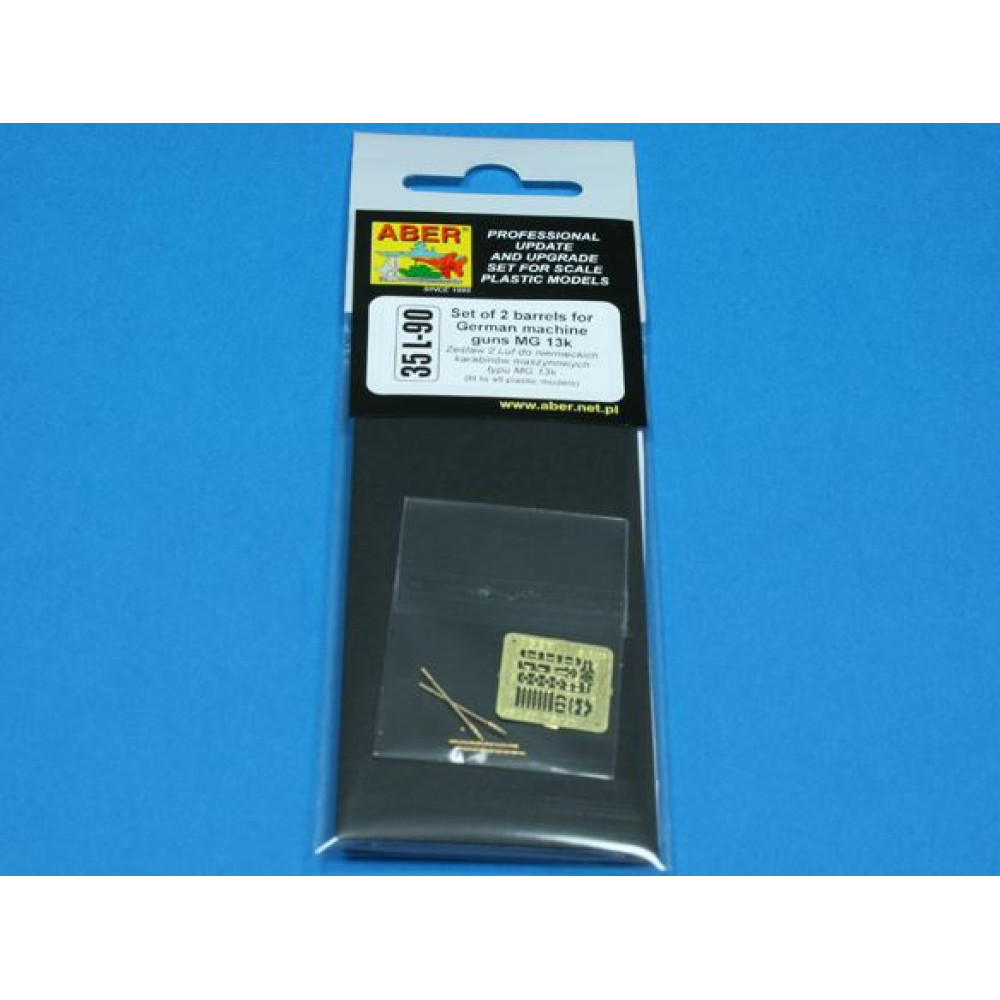 Set of 2 barrels for german machine guns MG13k 1/35 ABER 35 L-090