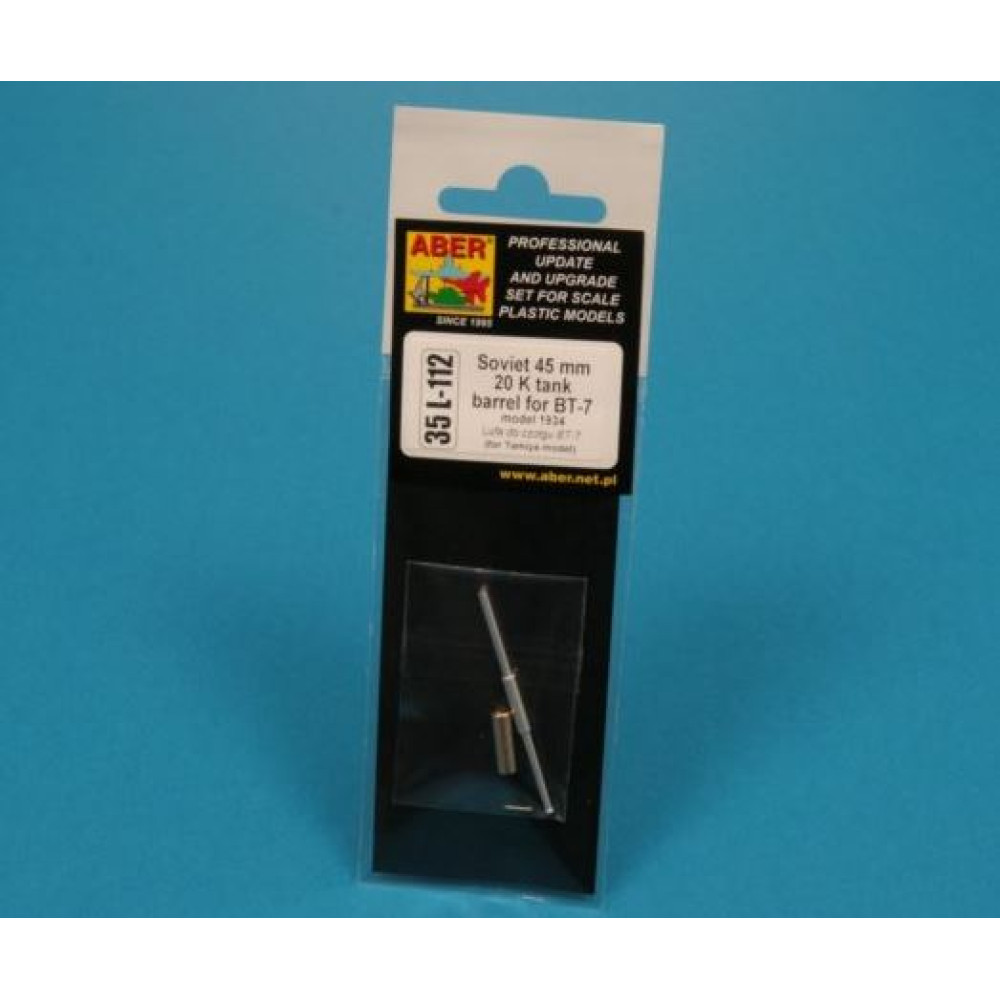 45 mm 20 K tank barrel for BT-7 1/35 ABER 35 L-112