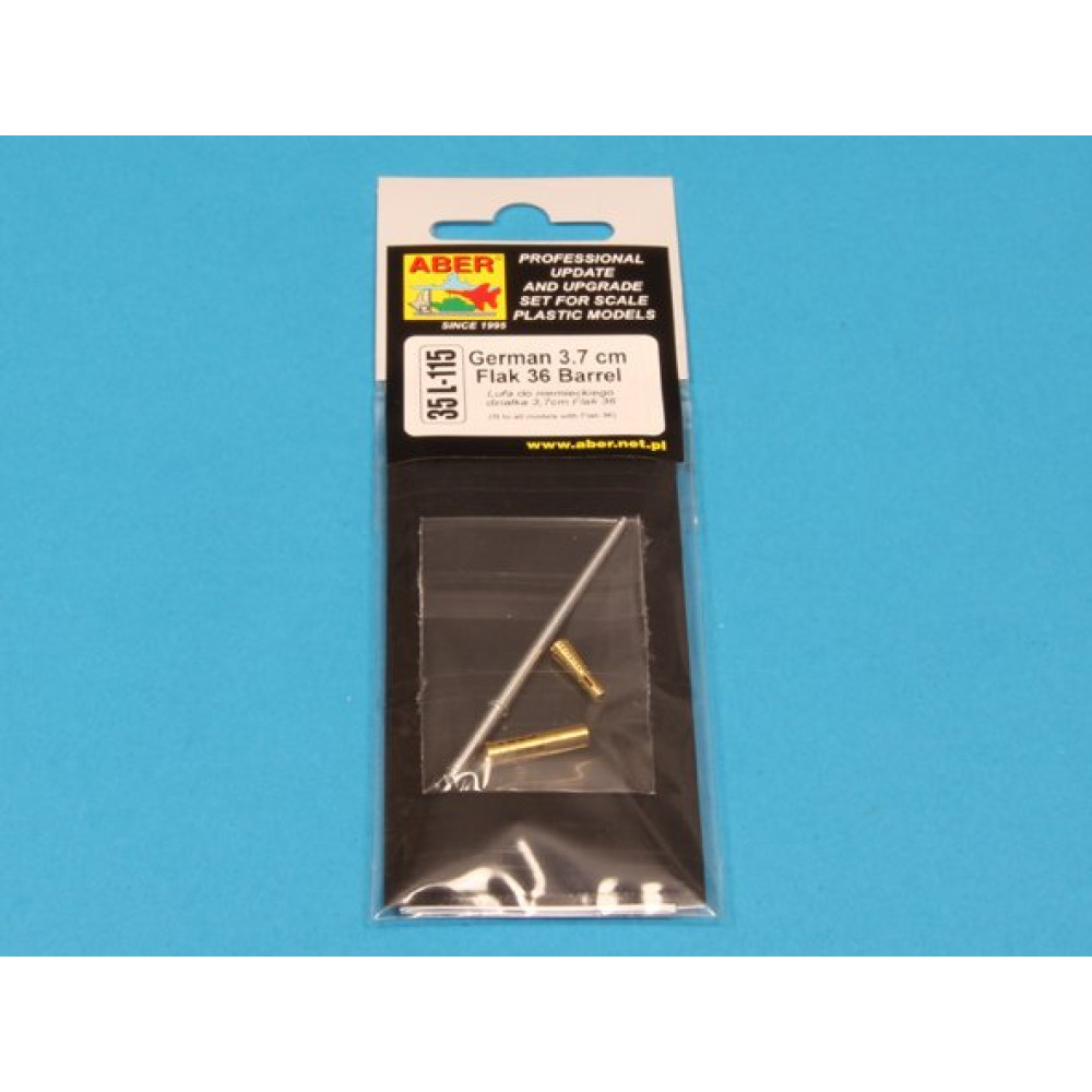 German 3,7 cm Flak 36 barrel 1/35 ABER 35 L-115