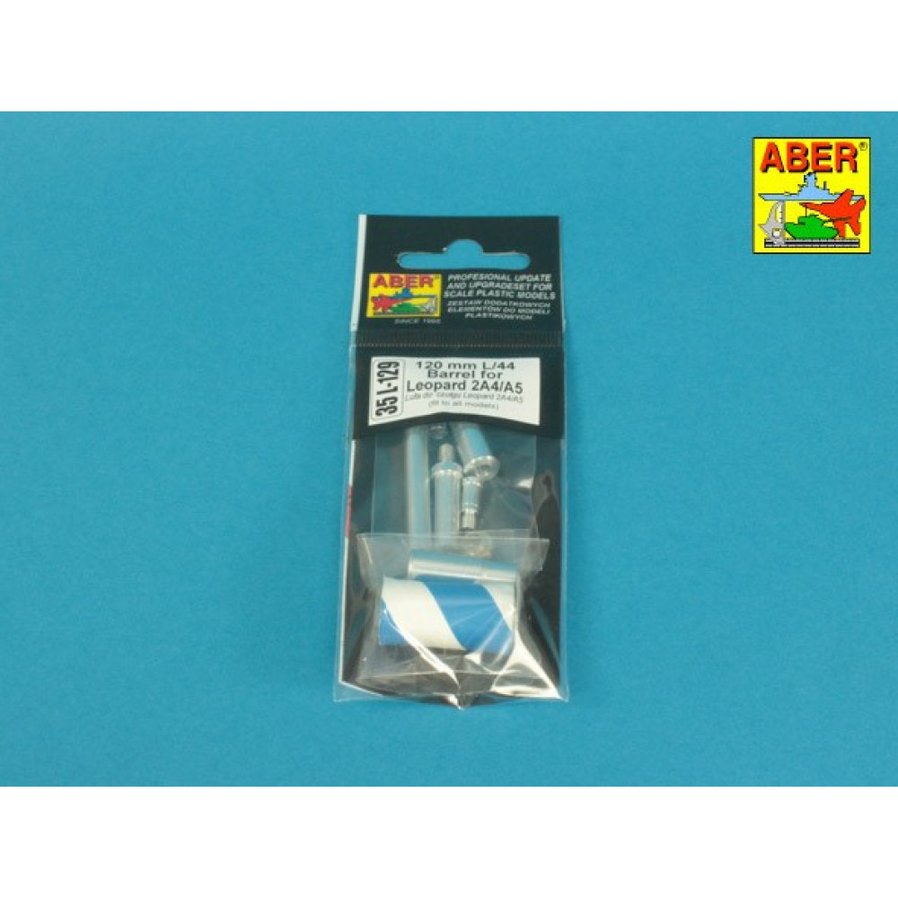 120 mm L/44 Barrel for German Tank Leopard 2A4/A5 1/35 ABER 35 L-129