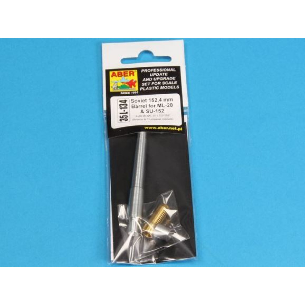 Soviet 152,4mm ML-20S Barrel for SU-152 1/35 ABER 35 L-134