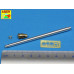 U.S 76 mm M1A2 barrel with muzzle brake for Sherman M4 series tanks with M62 mount 1/35 ABER 35 L-137
