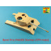 U.S 76 mm M1A2 barrel with muzzle brake for Sherman M4 series tanks with M62 mount 1/35 ABER 35 L-137