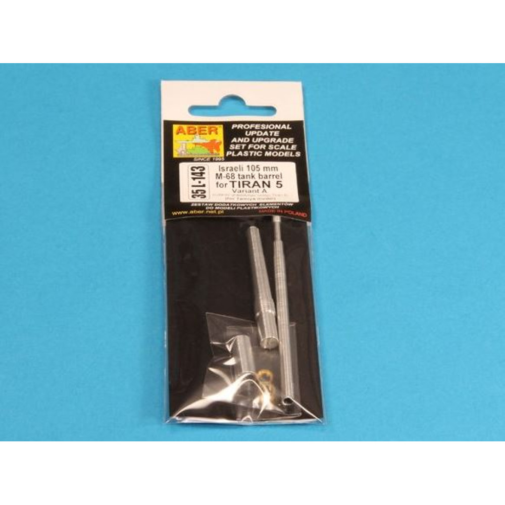 Israeli 105 mm M-68 tank barrel for TIRAN 5 - Variant A 1/35 ABER 35 L-143