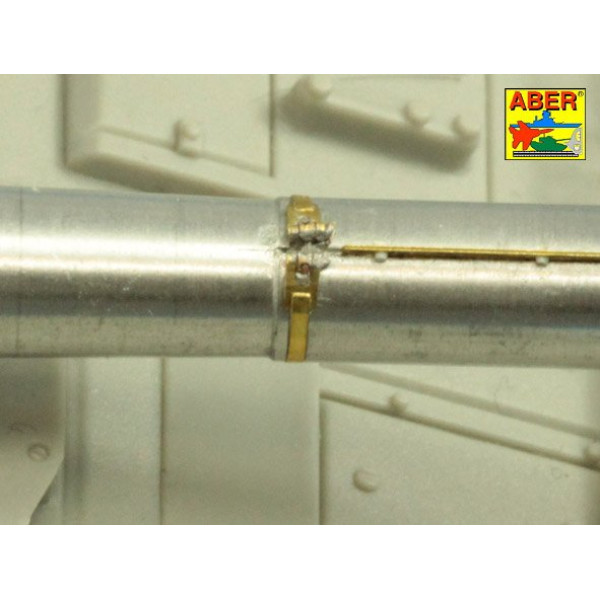 125mm 2A46M-4 Barrel for Tank T-80U; T-80UM; T-80UD & Ukrainian T-84 1/35 ABER 35 L-146