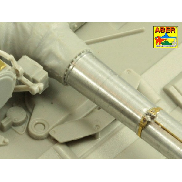 125mm 2A46M-4 Barrel for Tank T-80U; T-80UM; T-80UD & Ukrainian T-84 1/35 ABER 35 L-146