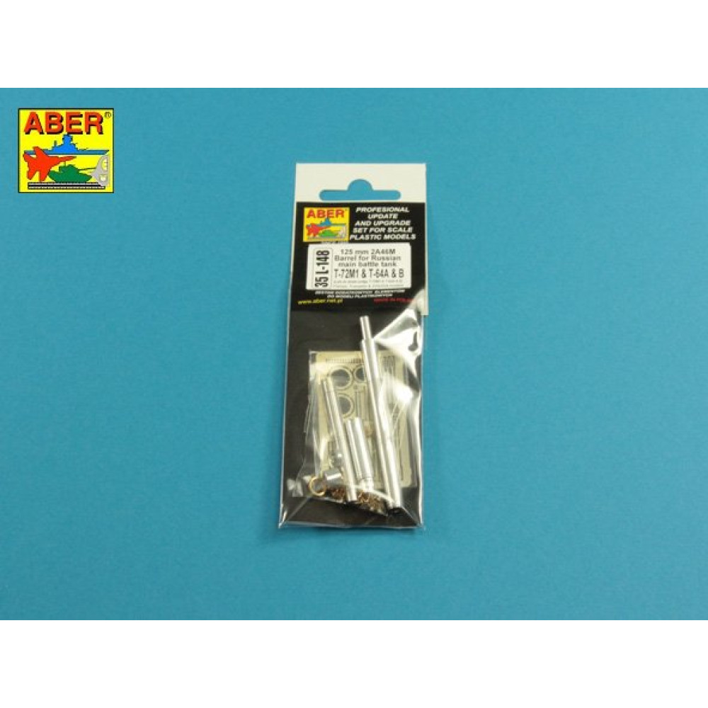 125mm 2A46M barrel for Tank T-72M1 & T-64A/B 1/35 ABER 35 L-148