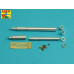 125mm 2A46M-5/6 Barrel for Russian Tank T-72B3; T-90S/MS 1/35 ABER 35 L-149