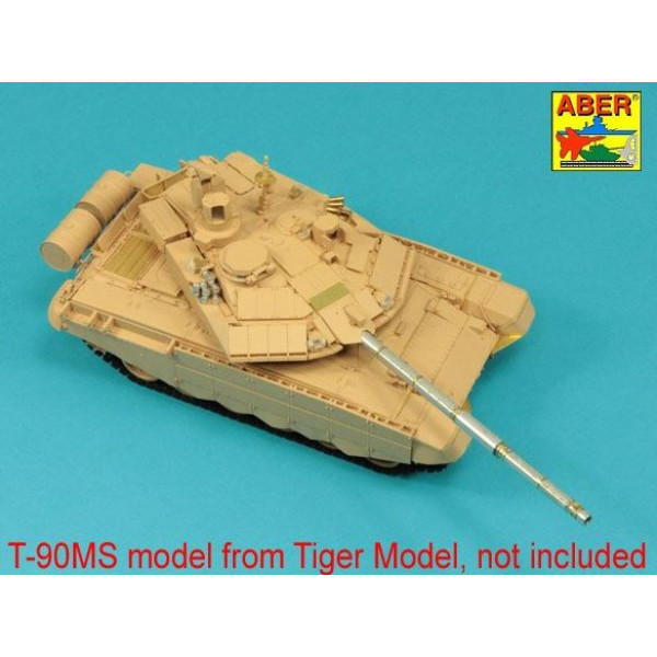 125mm 2A46M-5/6 Barrel for Russian Tank T-72B3; T-90S/MS 1/35 ABER 35 L-149