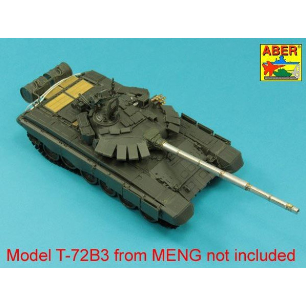 125mm 2A46M-5/6 Barrel for Russian Tank T-72B3; T-90S/MS 1/35 ABER 35 L-149