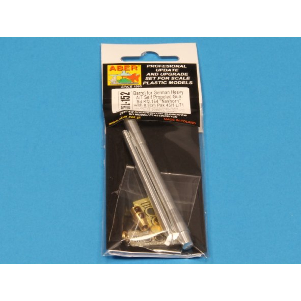 Barrel for German A/T Self Propeled Gun “Nashorn” with 8,8cm Pak 43/1 L/71 1/35 ABER 35 L-152