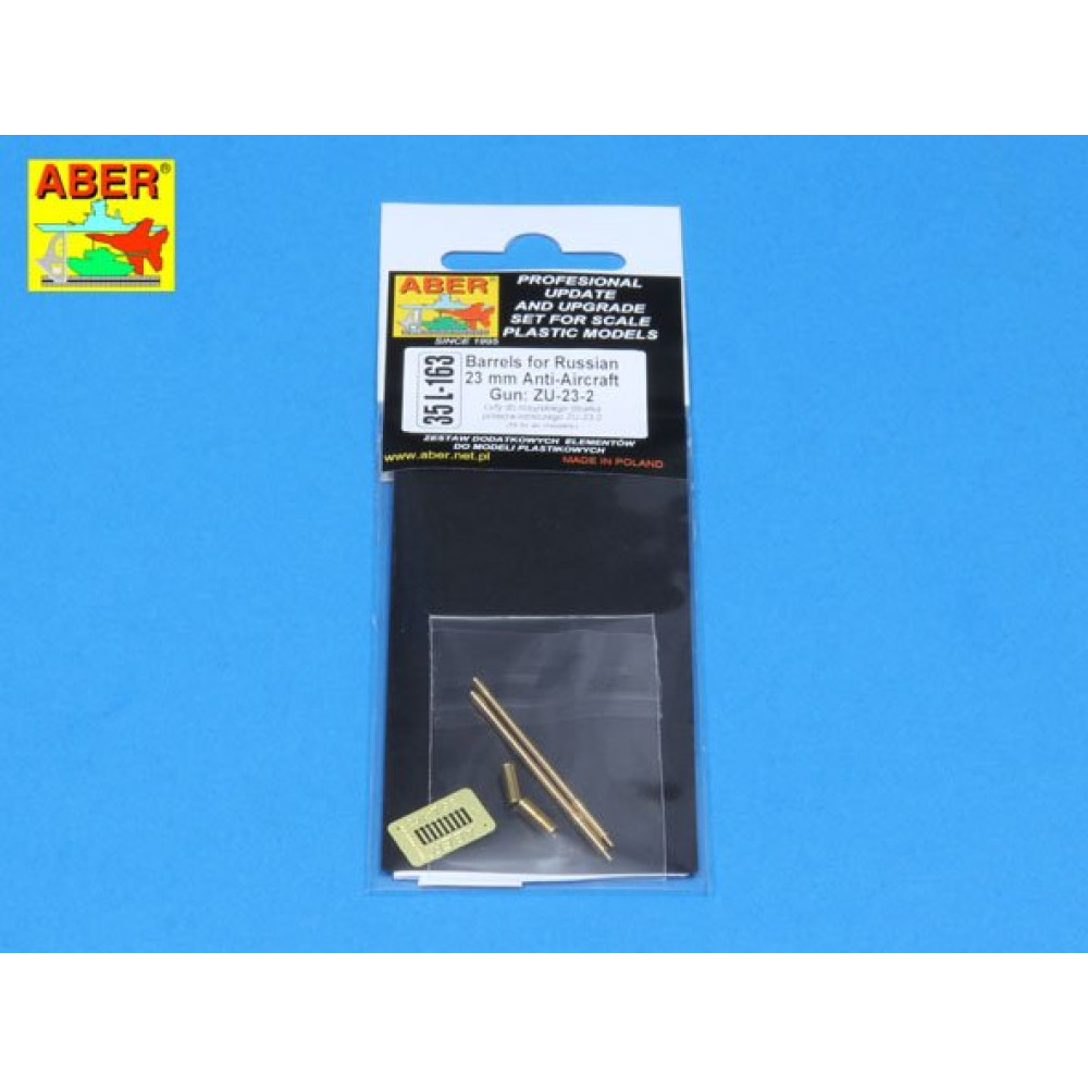 Barrels for Russian 23 mm Anti-Aircraft Gun: ZU-23-2 1/35 ABER 35 L-163