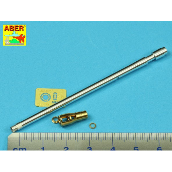 76,2mm ZiS-3 barrel for SELF-PROPELLED GUN SU-76M 1/35 ABER 35 L-202