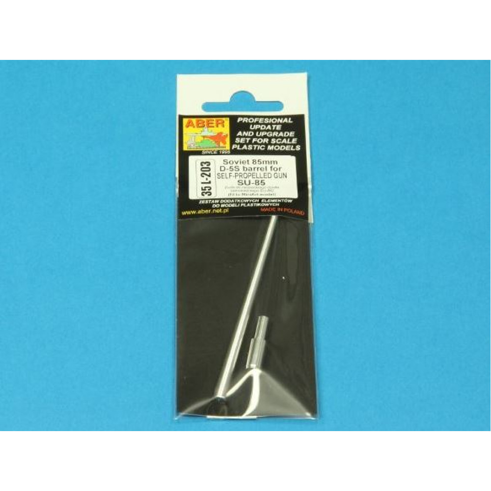 85mm D-5S barrel for SELF-PROPELLED GUN SU-85 1/35 ABER 35 L-203