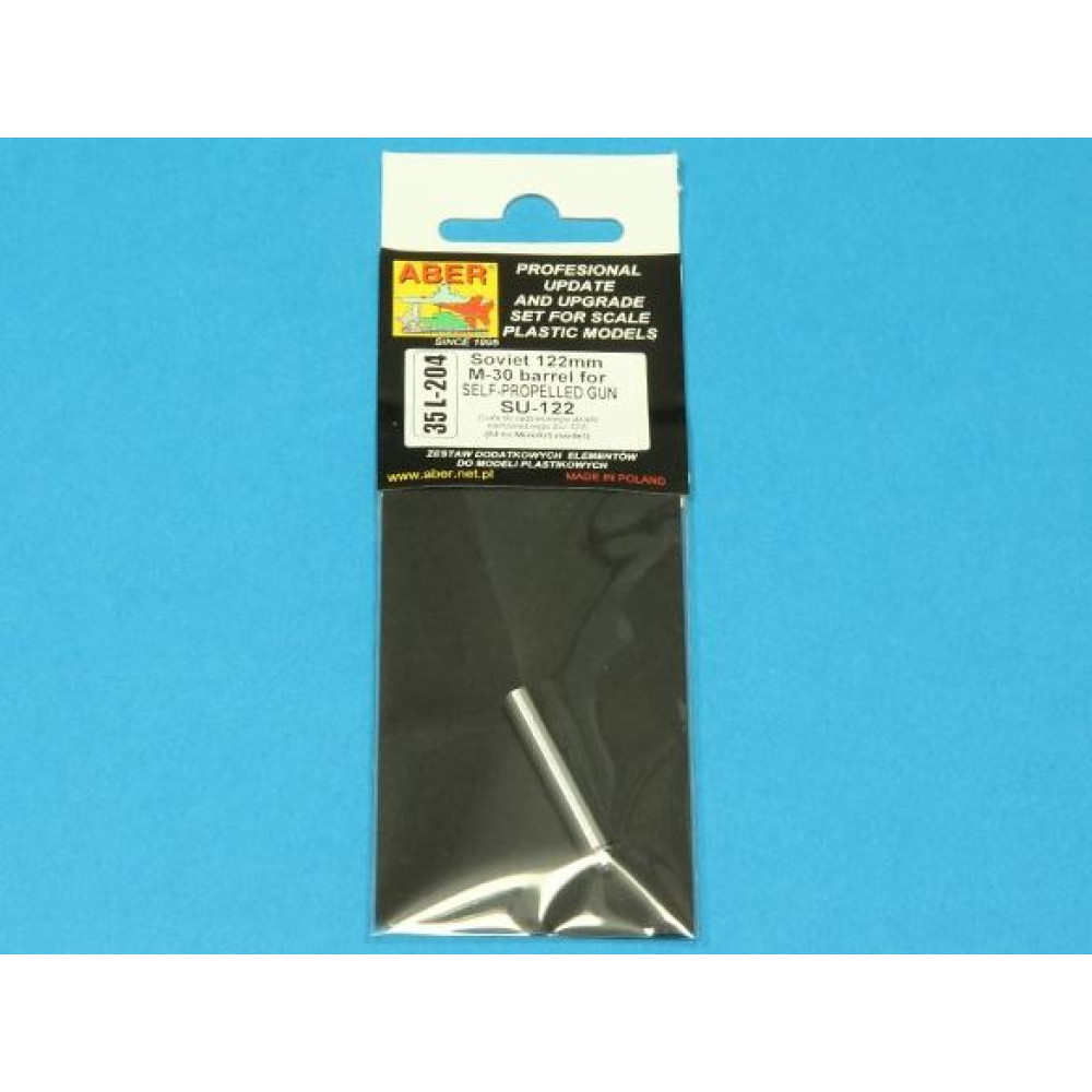 122mm M-30 barrel for SELF-PROPELLED GUN SU-122 1/35 ABER 35 L-204