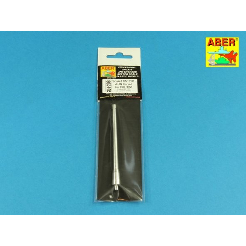 Soviet 122 mm A-19 Barrel for ISU-122 1/35 ABER 35 L-208