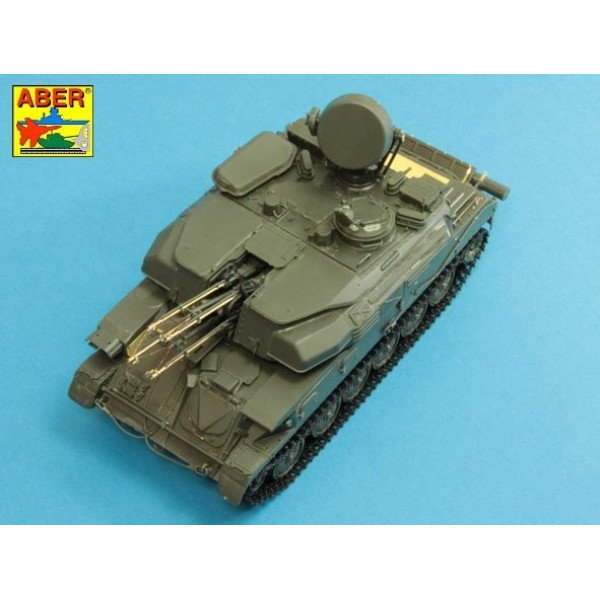 Barrels for ZSU-23-4 Shilka Self-propelled AA gun 1/35 ABER 35 L-213